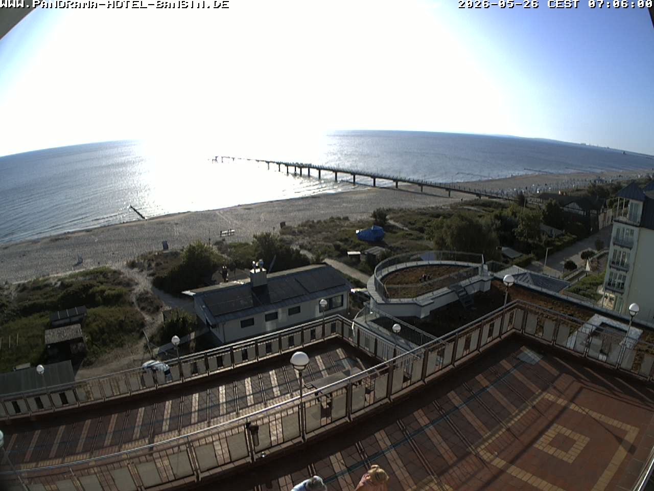 Archived image Webcam Pier Bansin at Baltic Sea - Island of Usedom