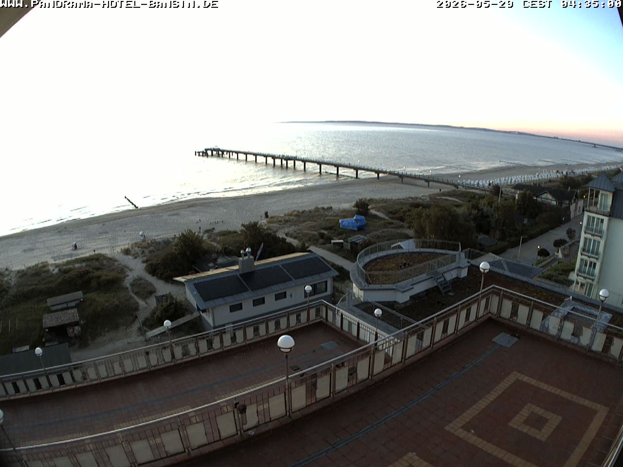Archived image Webcam Pier Bansin at Baltic Sea - Island of Usedom