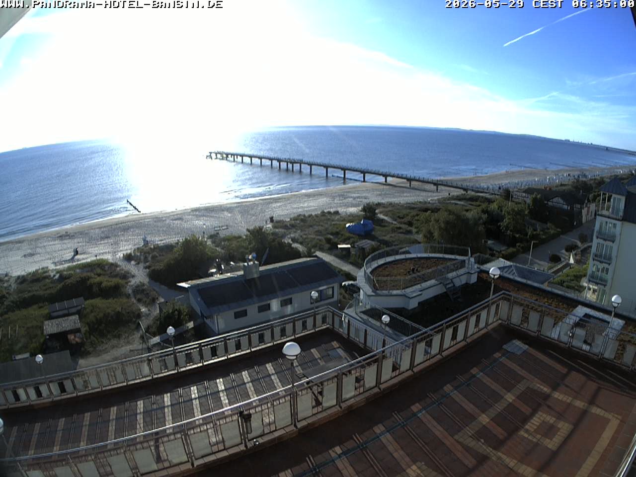 Archived image Webcam Pier Bansin at Baltic Sea - Island of Usedom