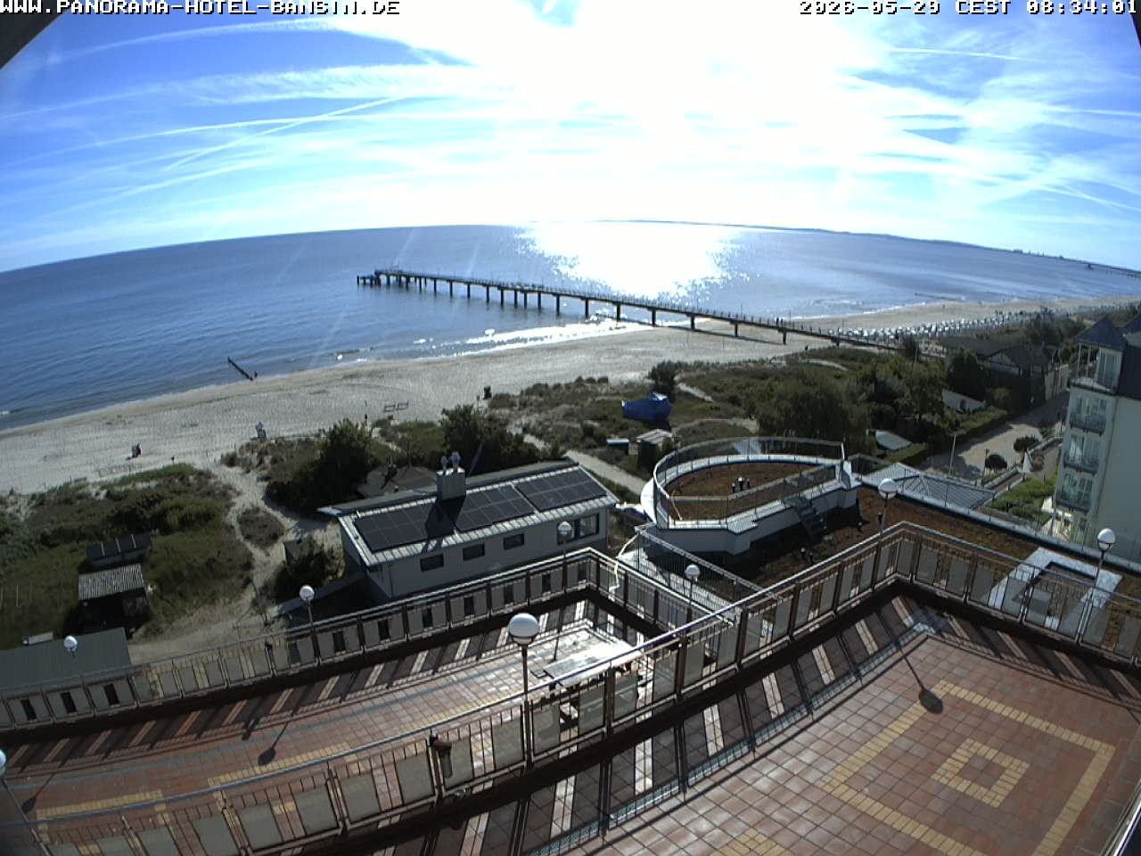 Archived image Webcam Pier Bansin at Baltic Sea - Island of Usedom