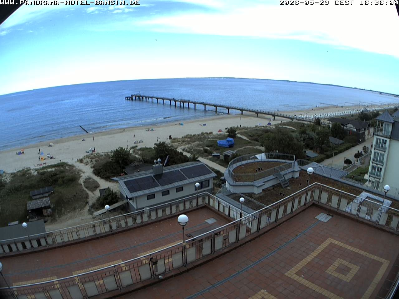 Archived image Webcam Pier Bansin at Baltic Sea - Island of Usedom