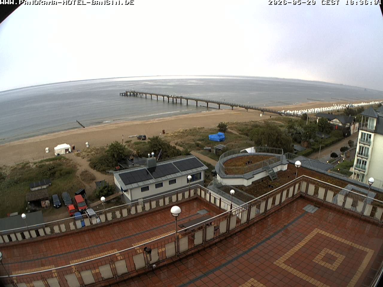 Archived image Webcam Pier Bansin at Baltic Sea - Island of Usedom