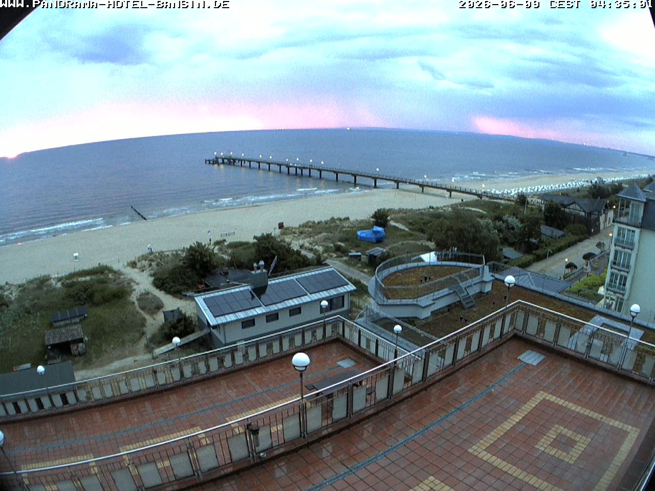 Archiv Foto Webcam Usedom: Ostseeblick an der Seebrücke Bansin