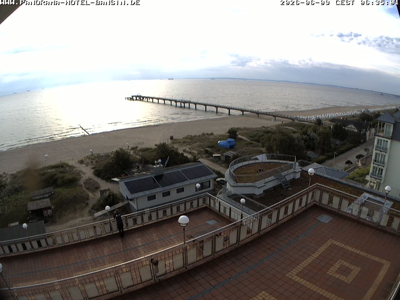 Archiv Foto Webcam Usedom: Ostseeblick an der Seebrücke Bansin