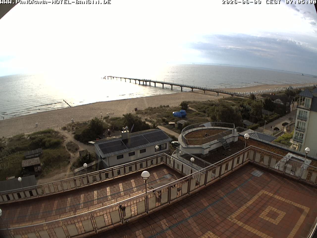 Archiv Foto Webcam Usedom: Ostseeblick an der Seebrücke Bansin