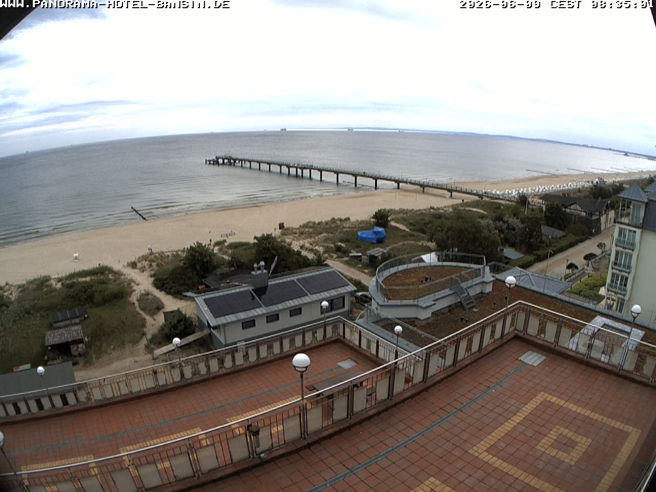 Archiv Foto Webcam Usedom: Ostseeblick an der Seebrücke Bansin