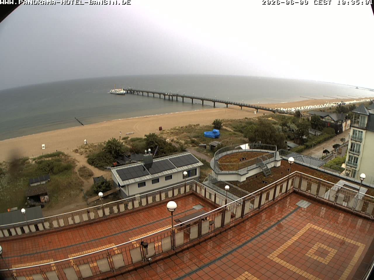 Archiv Foto Webcam Usedom: Ostseeblick an der Seebrücke Bansin