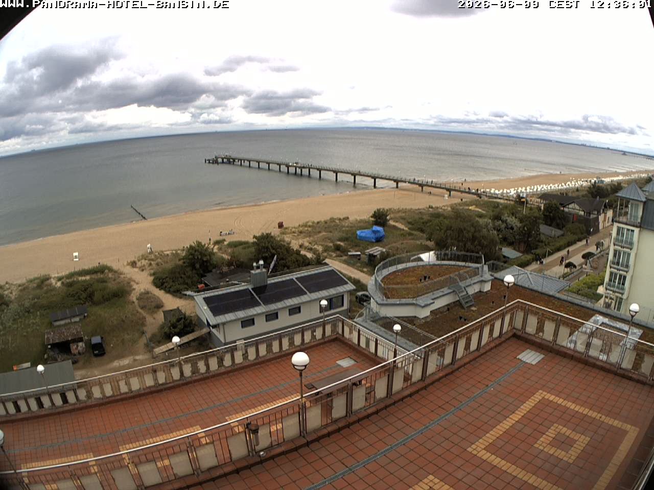 Archiv Foto Webcam Usedom: Ostseeblick an der Seebrücke Bansin