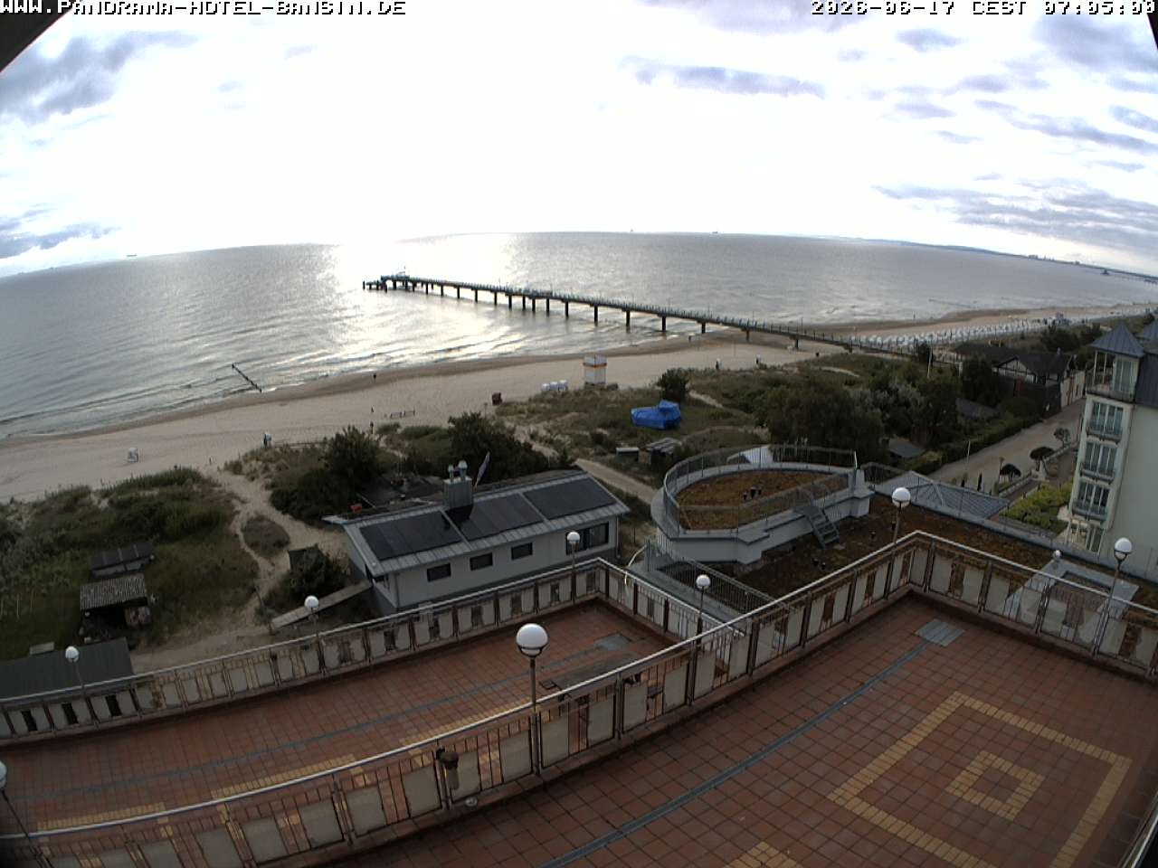 Archiv Foto Webcam Usedom: Ostseeblick an der Seebrücke Bansin