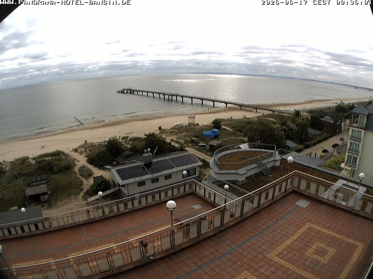 Archiv Foto Webcam Usedom: Ostseeblick an der Seebrücke Bansin