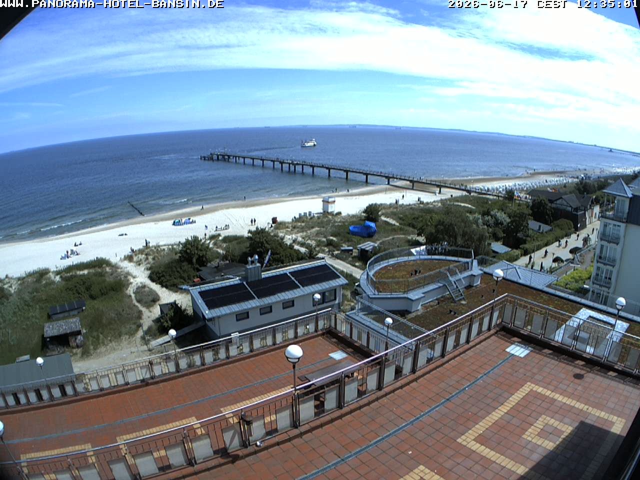 Archiv Foto Webcam Usedom: Ostseeblick an der Seebrücke Bansin