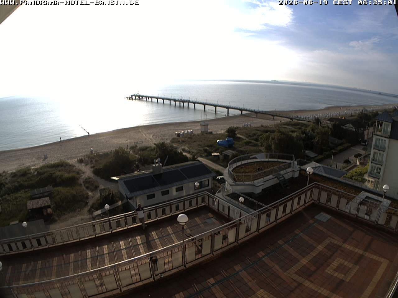 Archiv Foto Webcam Usedom: Ostseeblick an der Seebrücke Bansin