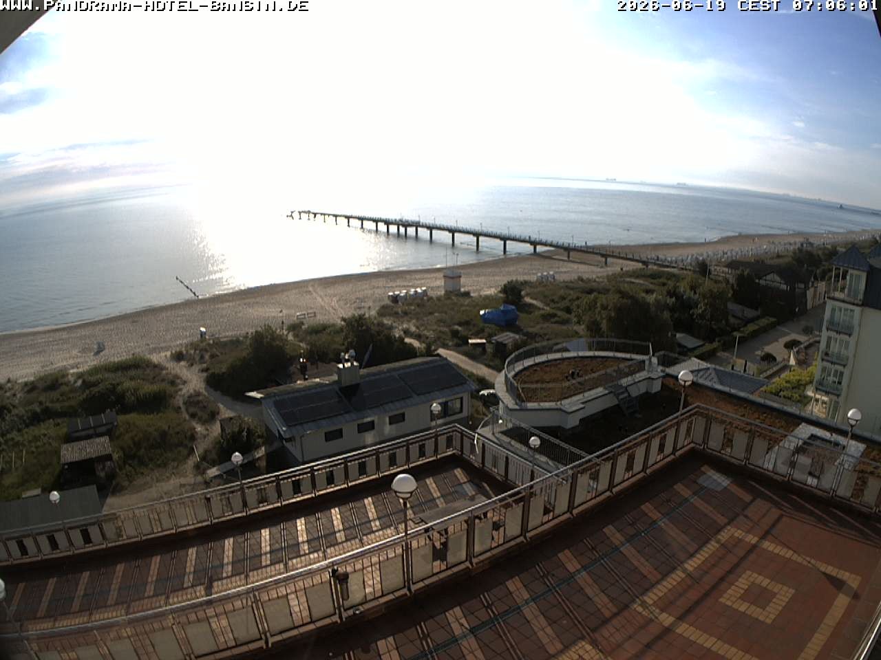 Archiv Foto Webcam Usedom: Ostseeblick an der Seebrücke Bansin