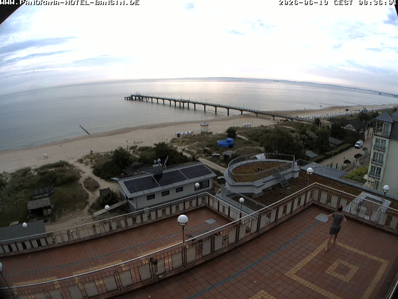 Archiv Foto Webcam Usedom: Ostseeblick an der Seebrücke Bansin