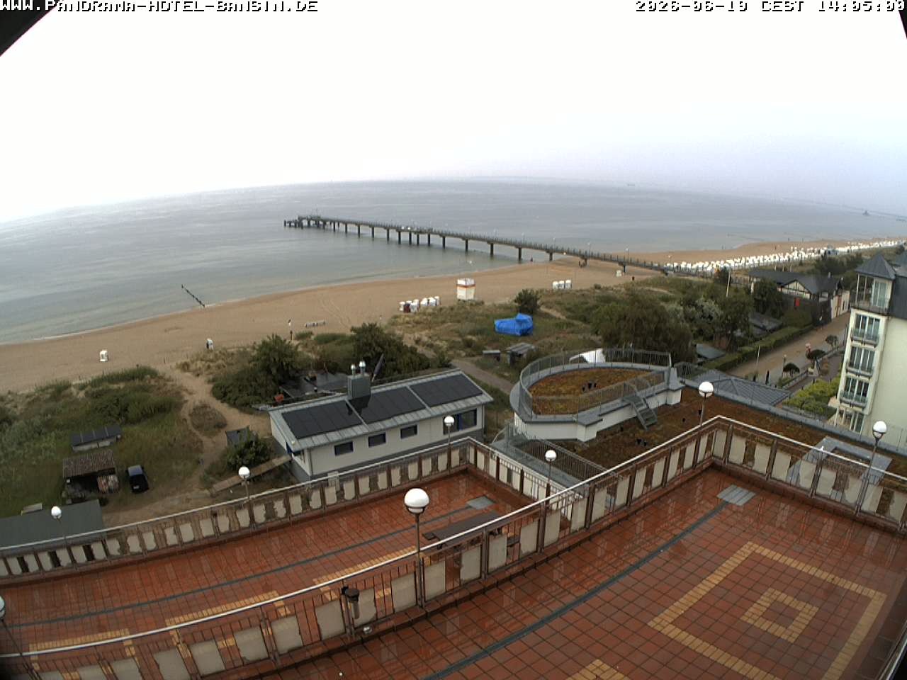 Archiv Foto Webcam Usedom: Ostseeblick an der Seebrücke Bansin