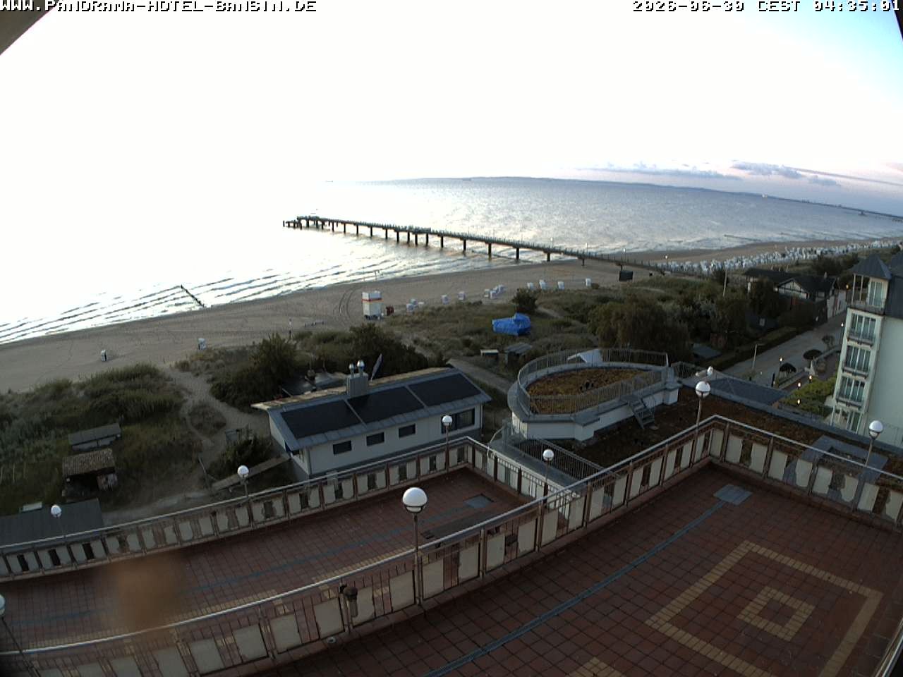 Archiv Foto Webcam Usedom: Ostseeblick an der Seebrücke Bansin