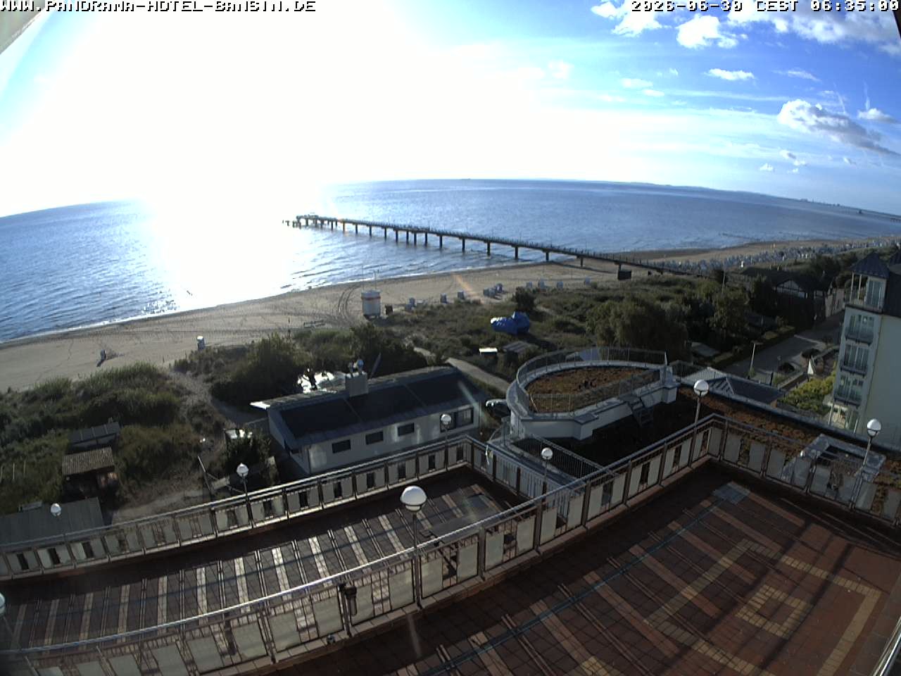 Archiv Foto Webcam Usedom: Ostseeblick an der Seebrücke Bansin
