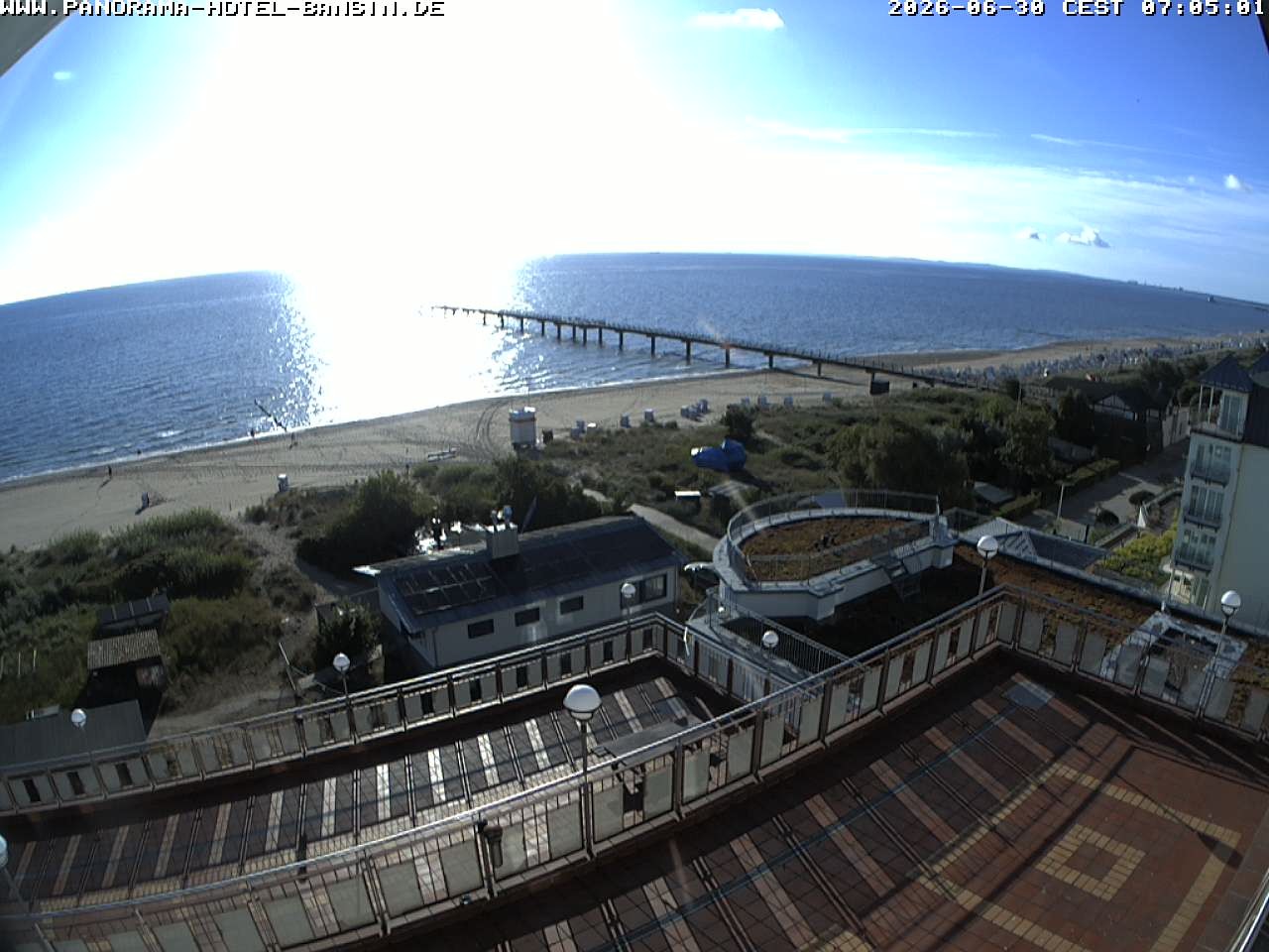 Archiv Foto Webcam Usedom: Ostseeblick an der Seebrücke Bansin