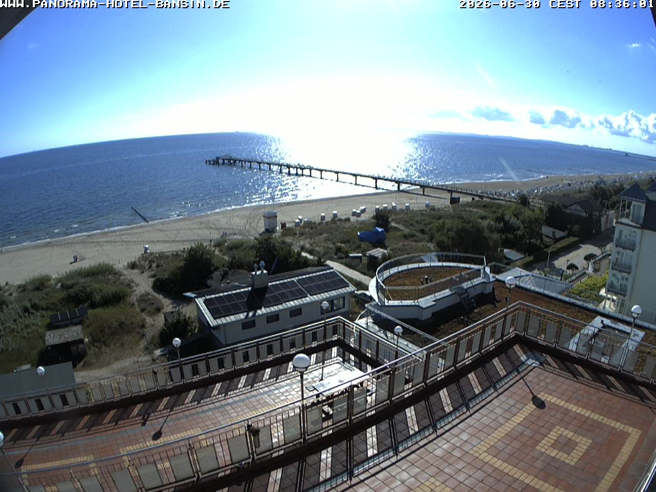Archiv Foto Webcam Usedom: Ostseeblick an der Seebrücke Bansin