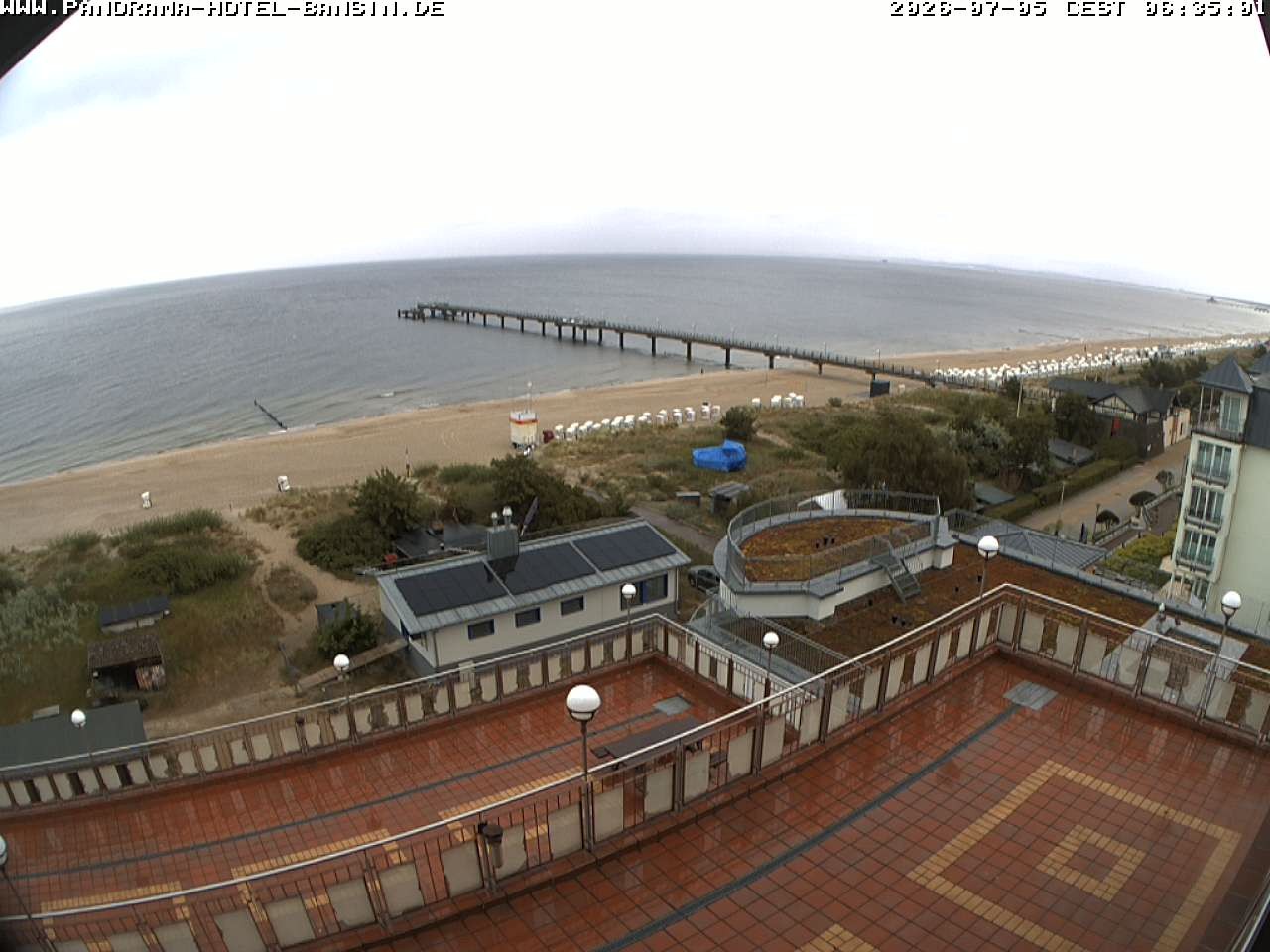 Archived image Webcam Pier Bansin at Baltic Sea - Island of Usedom