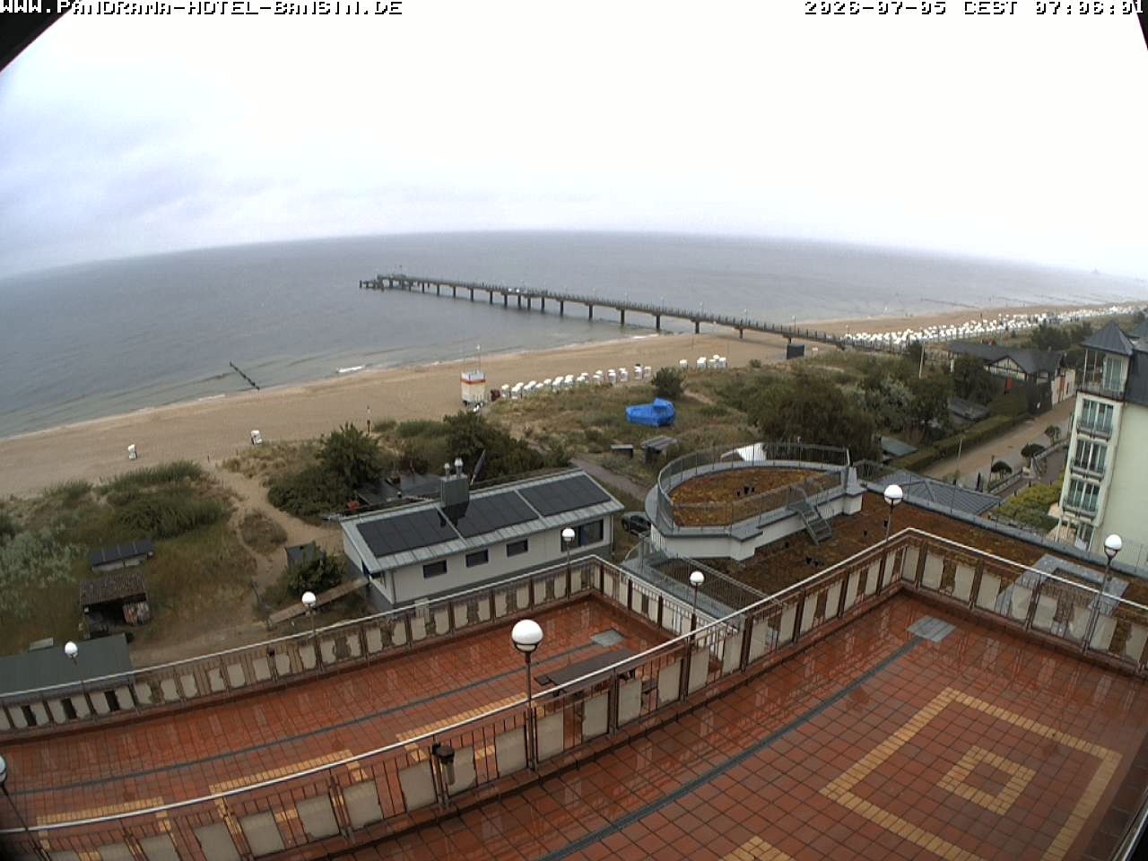 Archived image Webcam Pier Bansin at Baltic Sea - Island of Usedom