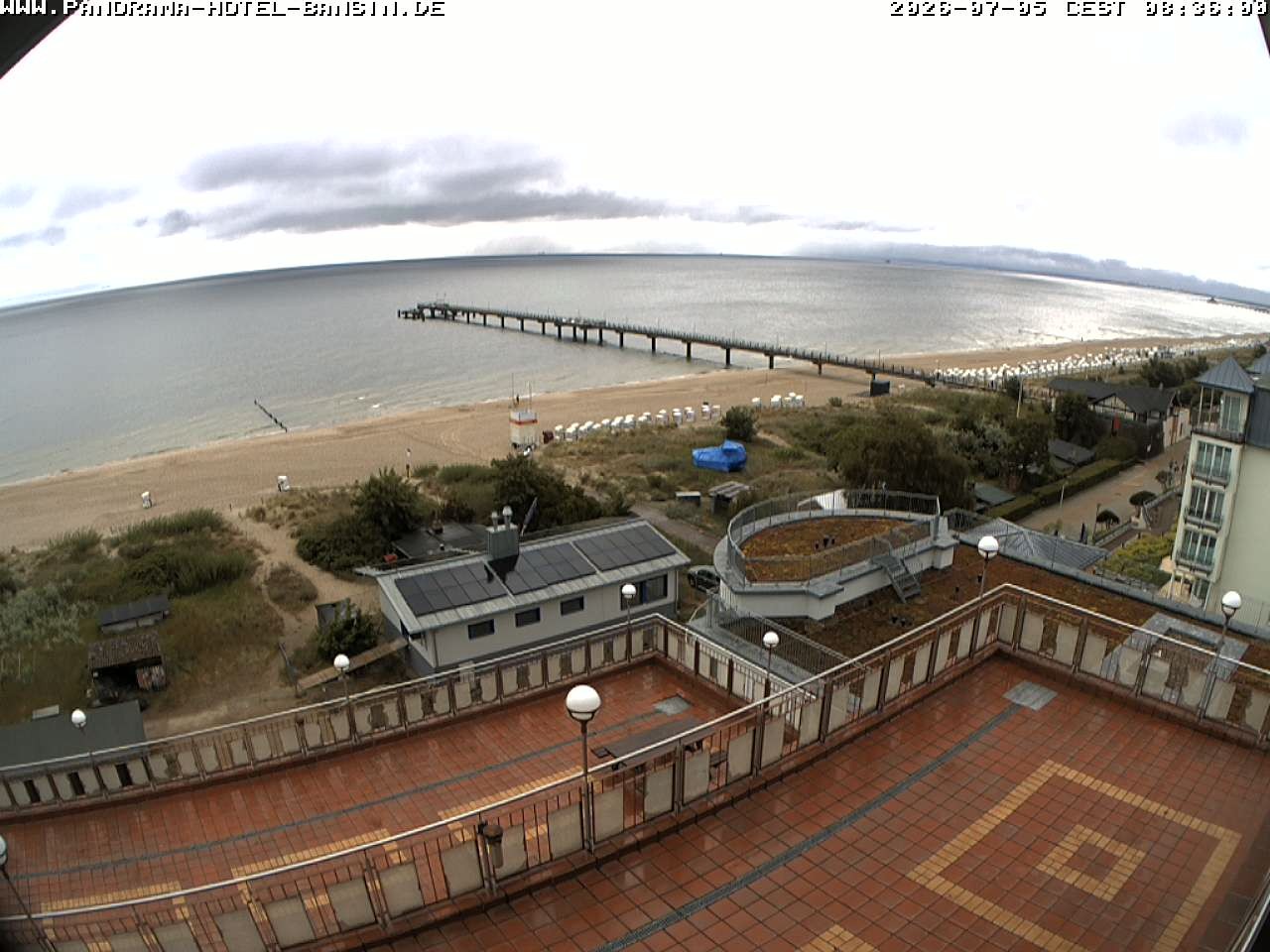 Archived image Webcam Pier Bansin at Baltic Sea - Island of Usedom