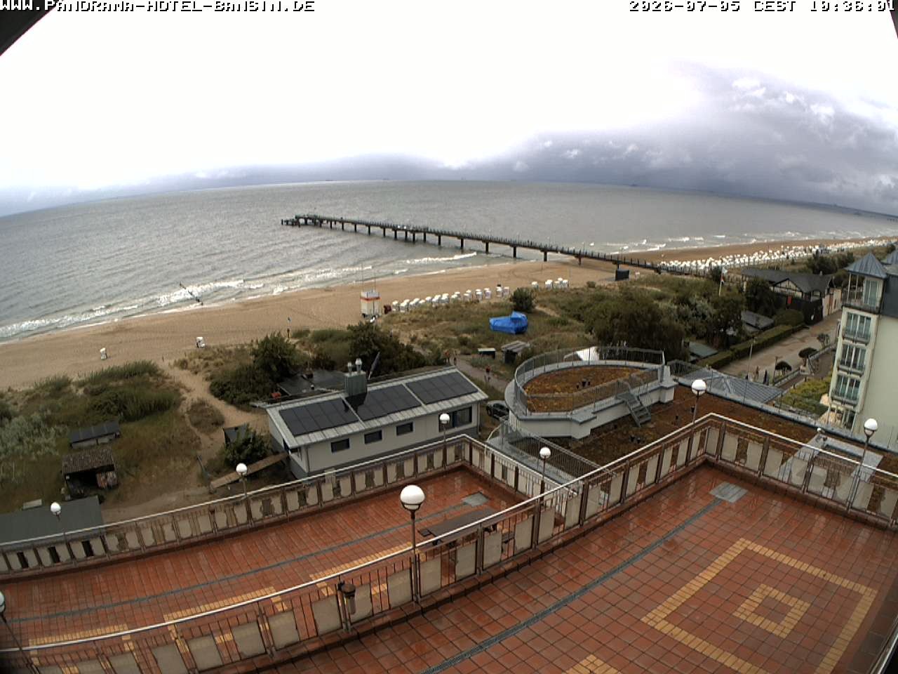 Archived image Webcam Pier Bansin at Baltic Sea - Island of Usedom