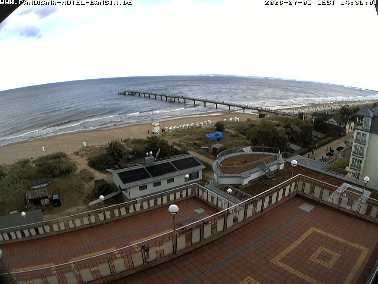 Archived image Webcam Pier Bansin at Baltic Sea - Island of Usedom