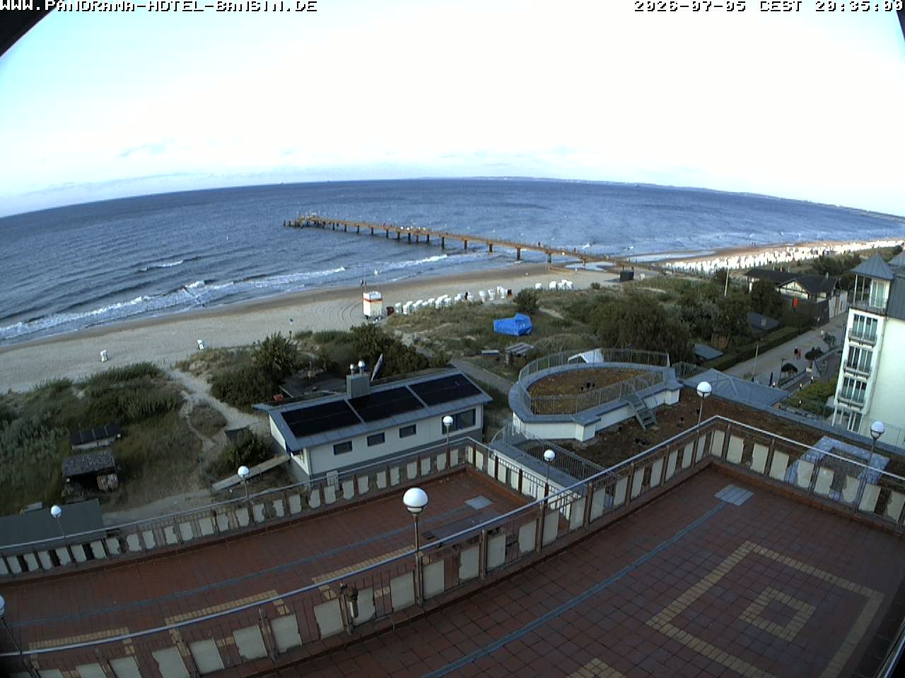 Archived image Webcam Pier Bansin at Baltic Sea - Island of Usedom