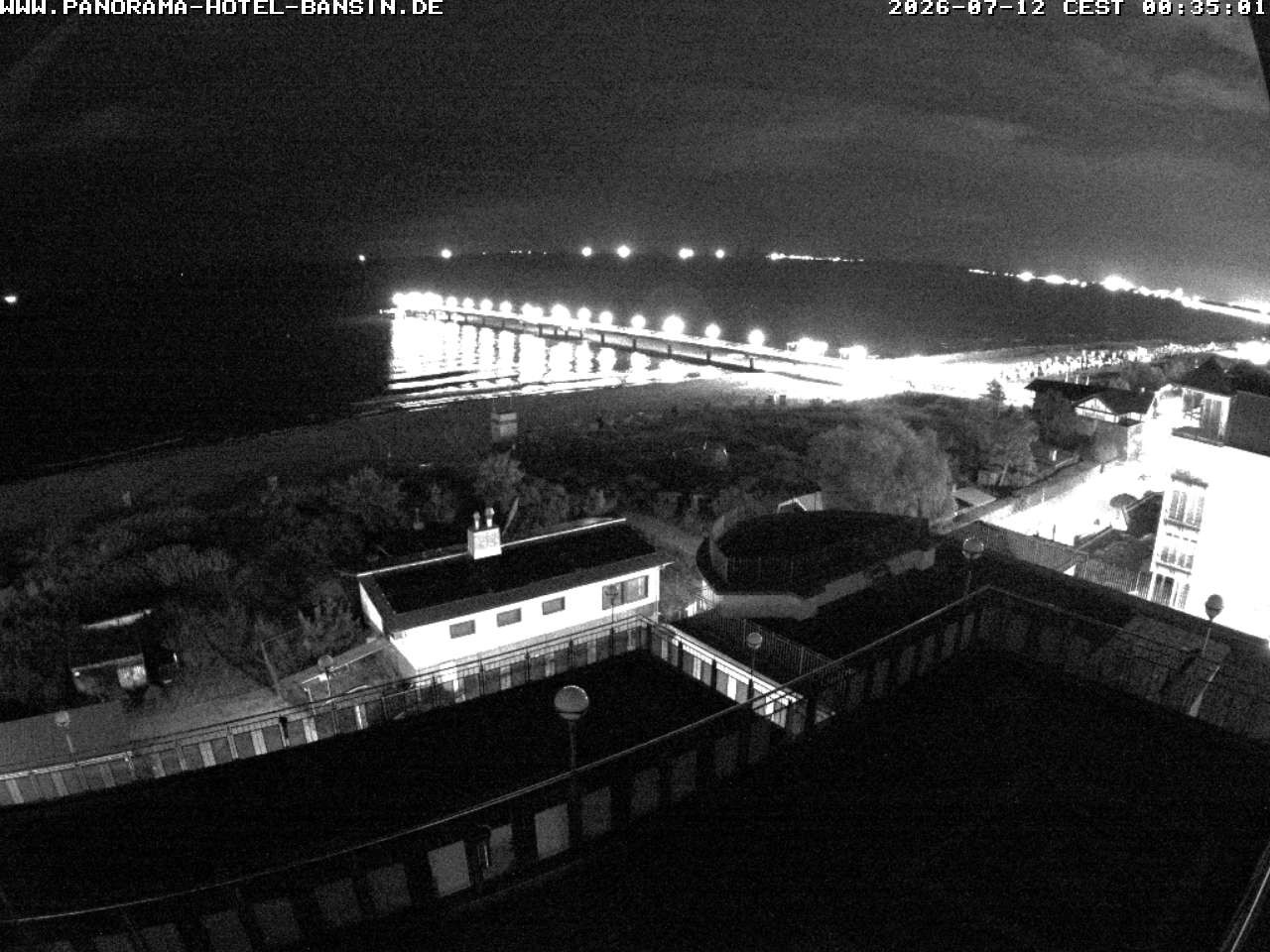Archived image Webcam Pier Bansin at Baltic Sea - Island of Usedom