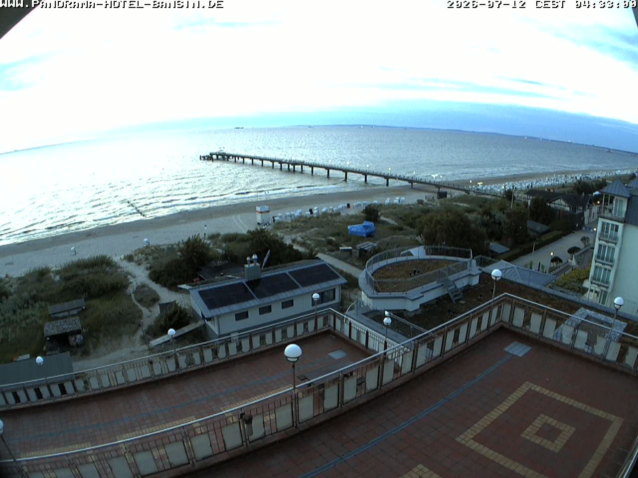 Archived image Webcam Pier Bansin at Baltic Sea - Island of Usedom
