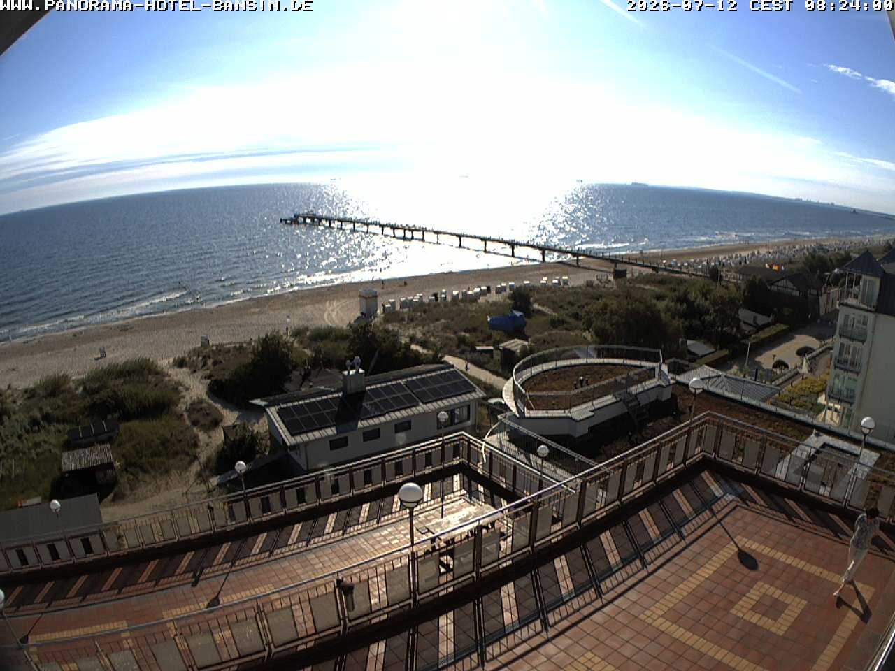 Archived image Webcam Pier Bansin at Baltic Sea - Island of Usedom