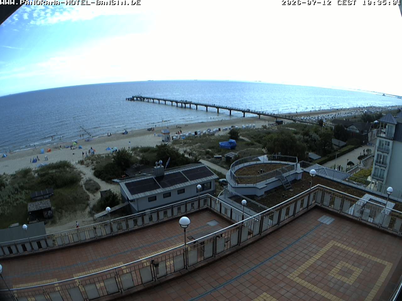 Archived image Webcam Pier Bansin at Baltic Sea - Island of Usedom