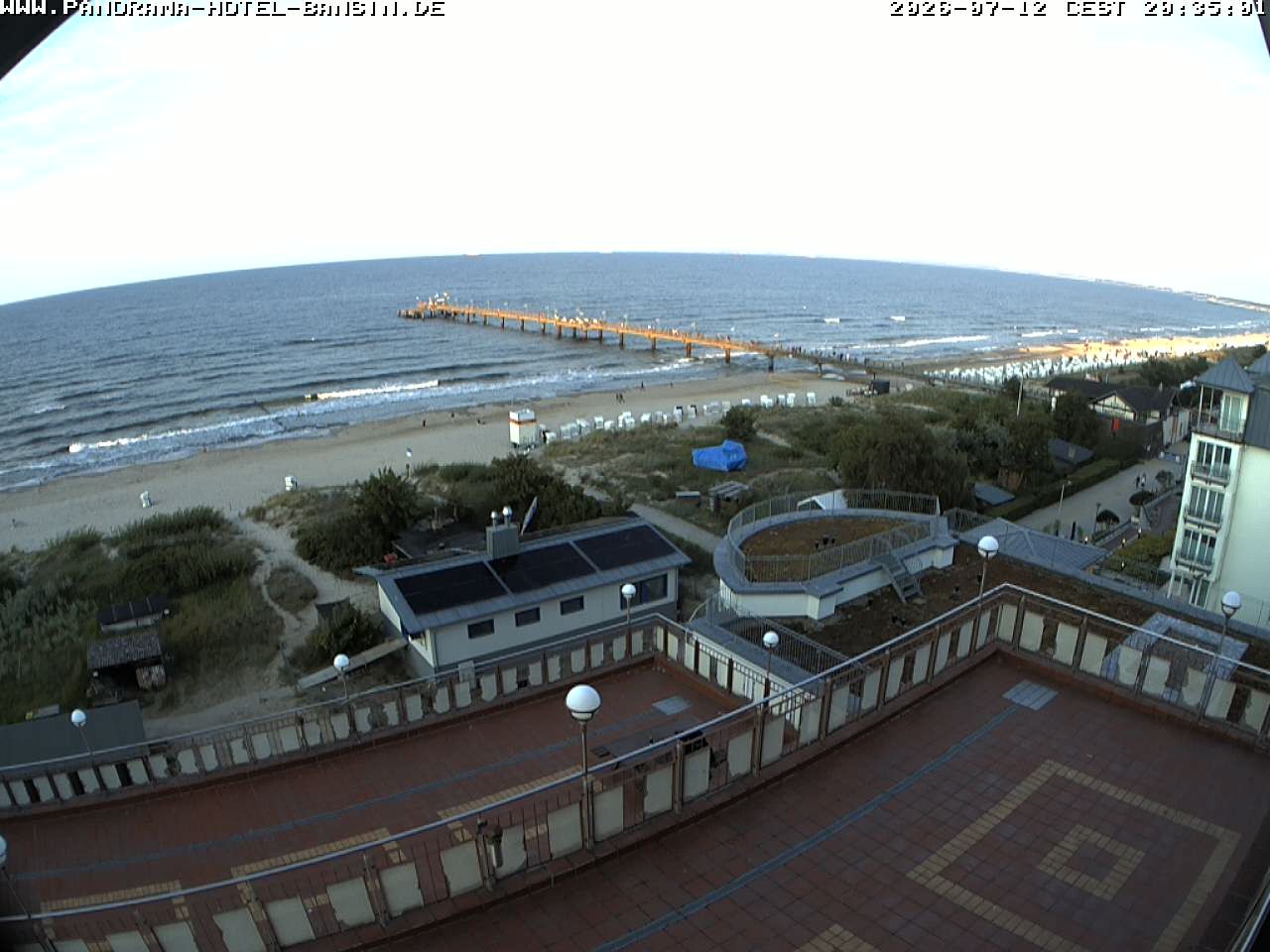 Archived image Webcam Pier Bansin at Baltic Sea - Island of Usedom