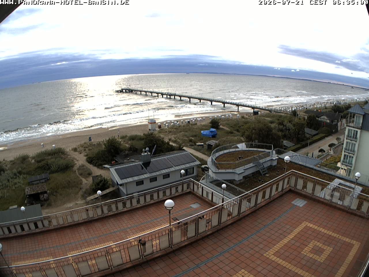 Archiv Foto Webcam Usedom: Ostseeblick an der Seebrücke Bansin