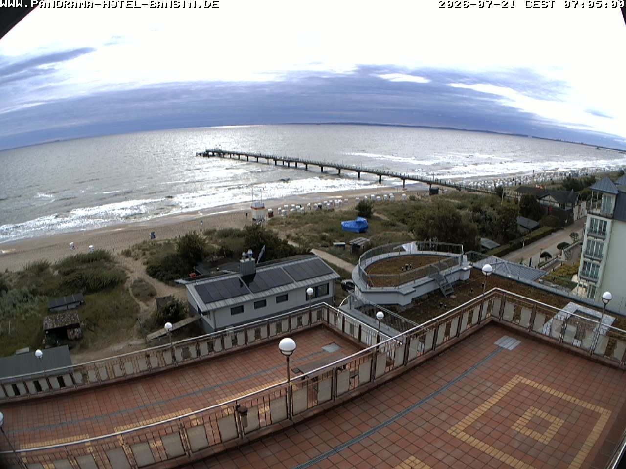Archiv Foto Webcam Usedom: Ostseeblick an der Seebrücke Bansin
