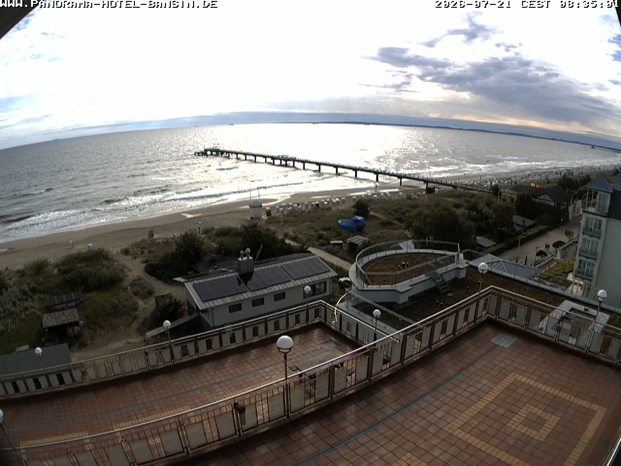 Archiv Foto Webcam Usedom: Ostseeblick an der Seebrücke Bansin