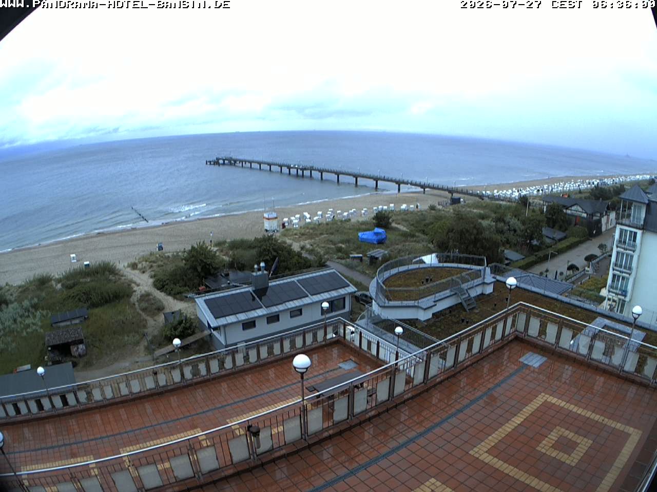 Archived image Webcam Pier Bansin at Baltic Sea - Island of Usedom