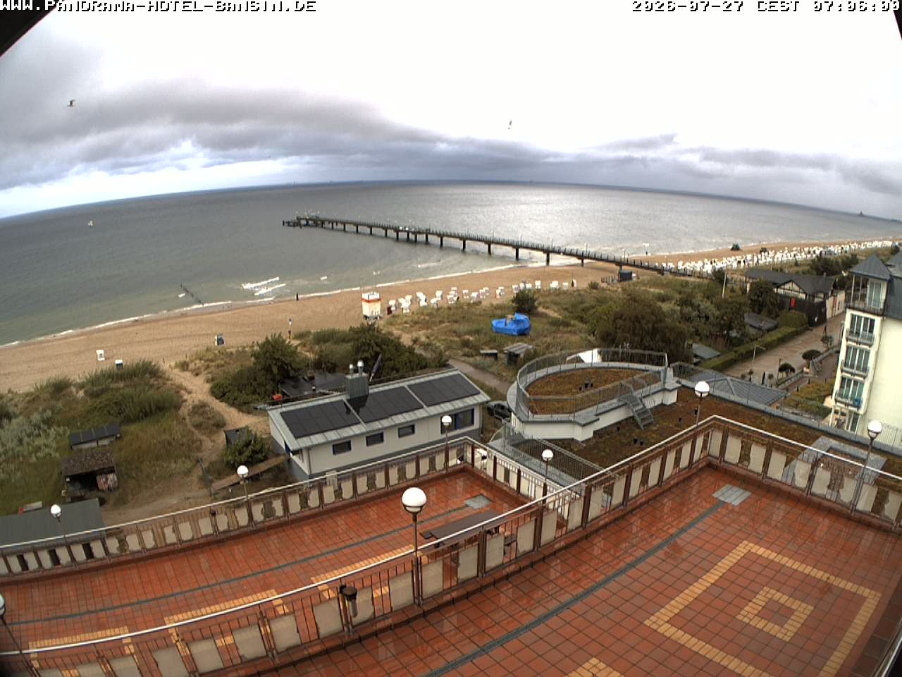 Archived image Webcam Pier Bansin at Baltic Sea - Island of Usedom