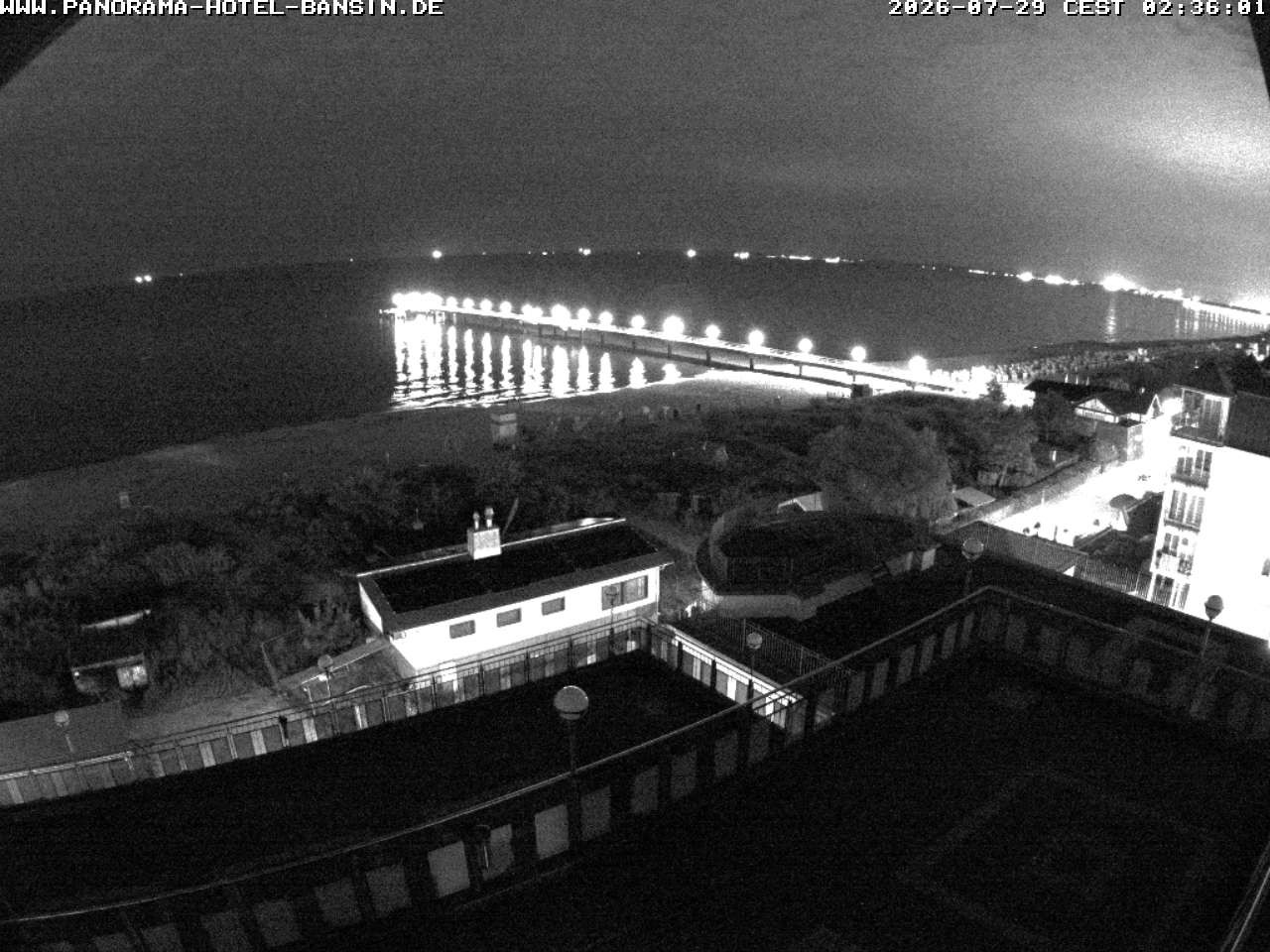 Archiv Foto Webcam Usedom: Ostseeblick an der Seebrücke Bansin