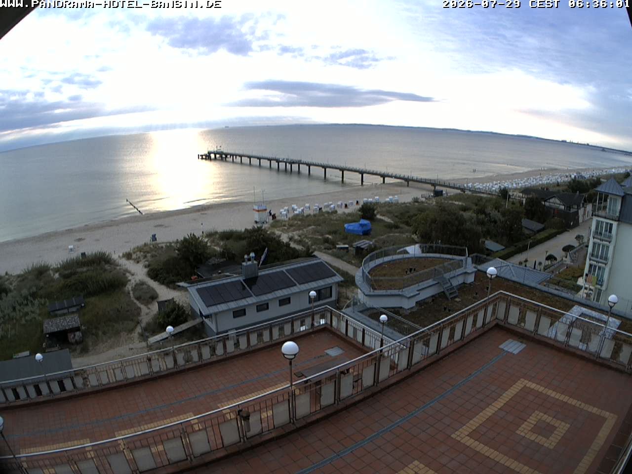 Archiv Foto Webcam Usedom: Ostseeblick an der Seebrücke Bansin