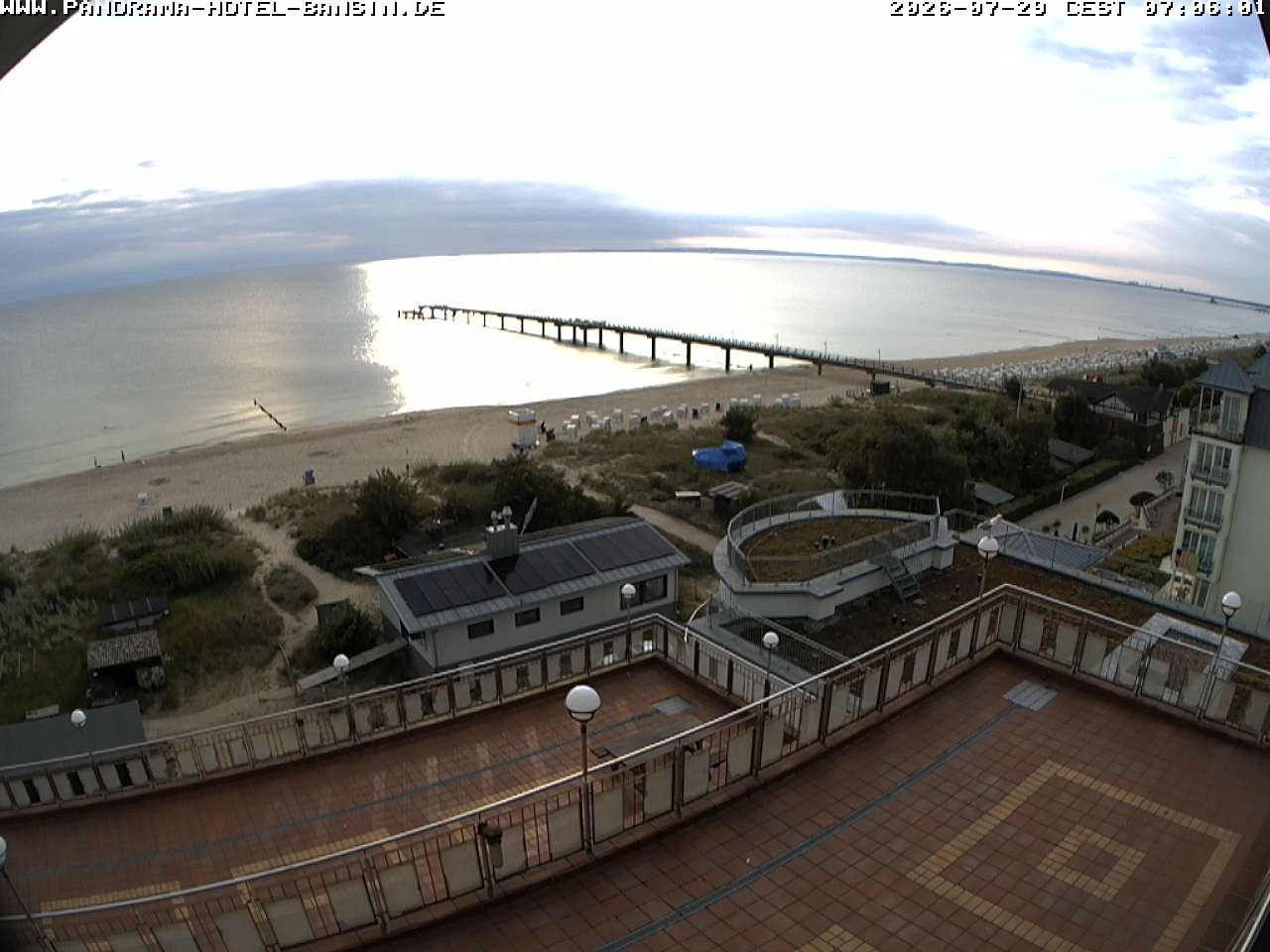 Archiv Foto Webcam Usedom: Ostseeblick an der Seebrücke Bansin