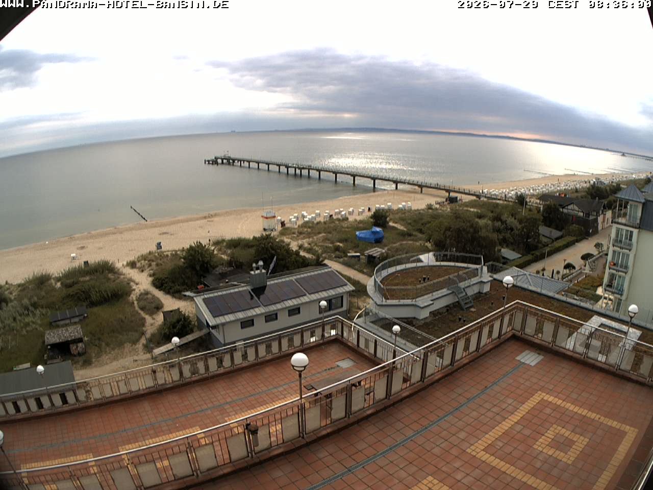 Archiv Foto Webcam Usedom: Ostseeblick an der Seebrücke Bansin
