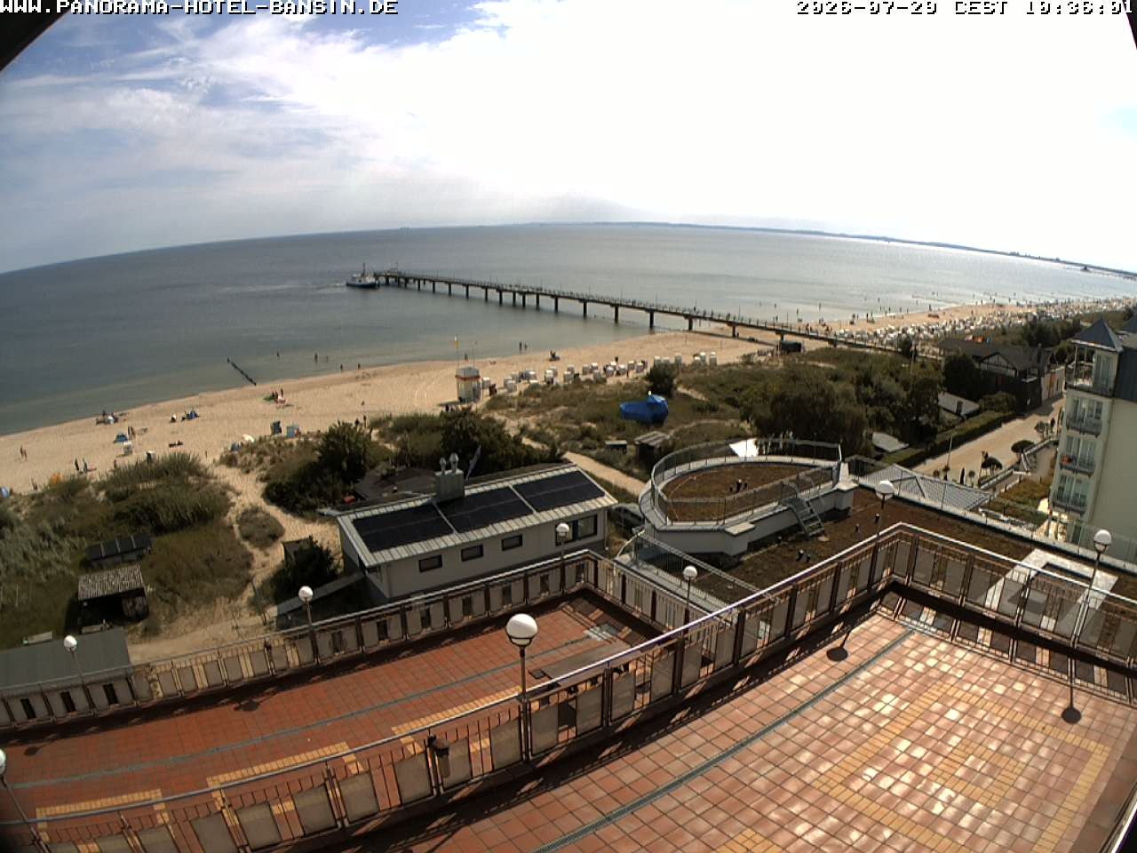 Archiv Foto Webcam Usedom: Ostseeblick an der Seebrücke Bansin