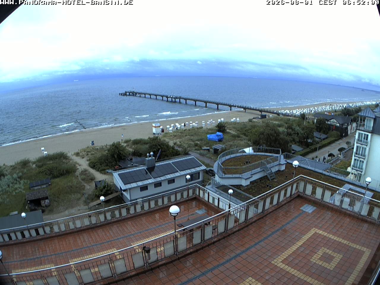 Archiv Foto Webcam Usedom: Ostseeblick an der Seebrücke Bansin