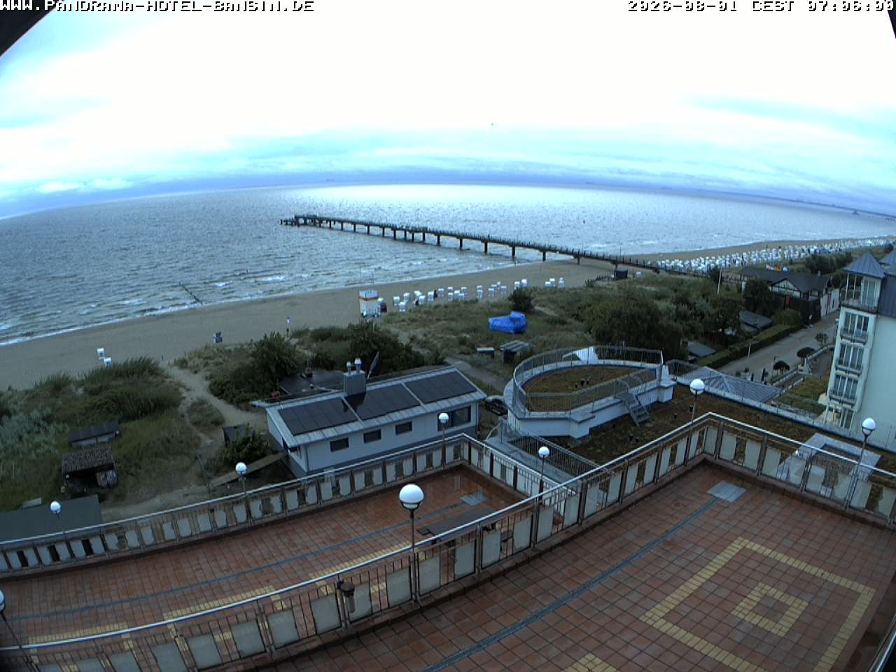Archiv Foto Webcam Usedom: Ostseeblick an der Seebrücke Bansin