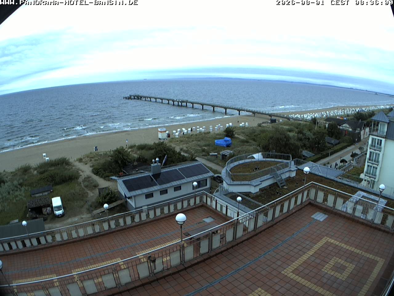 Archiv Foto Webcam Usedom: Ostseeblick an der Seebrücke Bansin