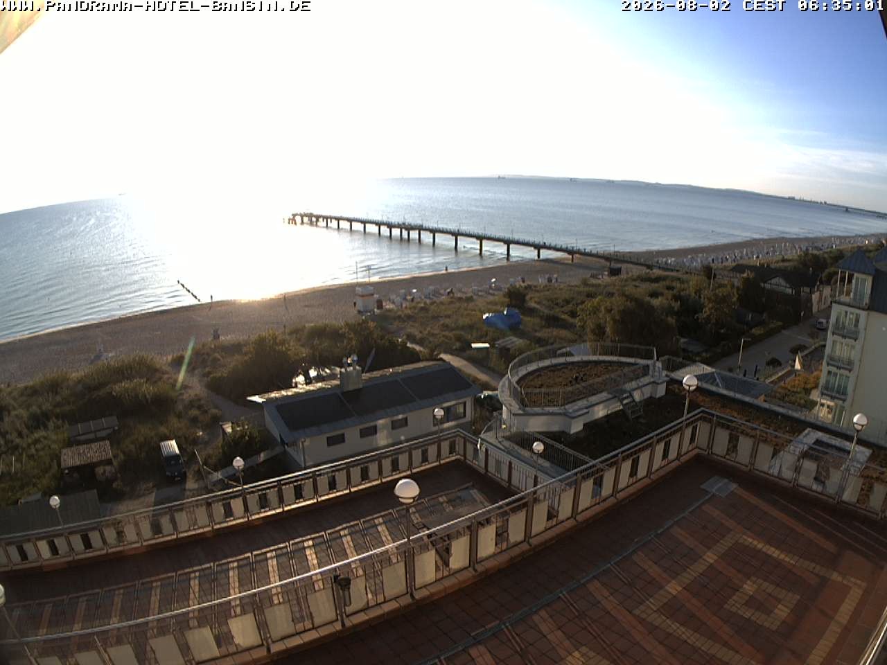 Archived image Webcam Pier Bansin at Baltic Sea - Island of Usedom