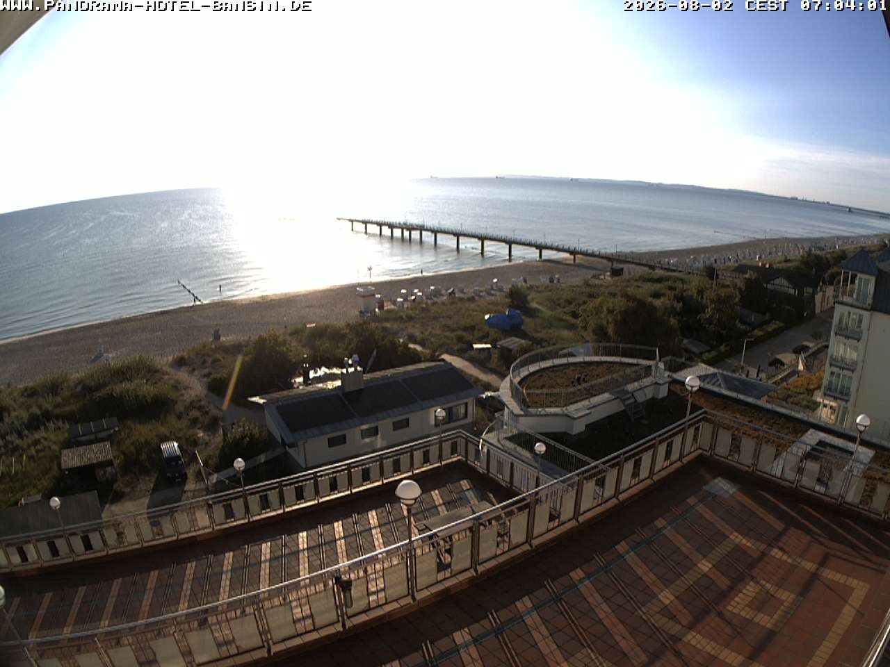 Archived image Webcam Pier Bansin at Baltic Sea - Island of Usedom