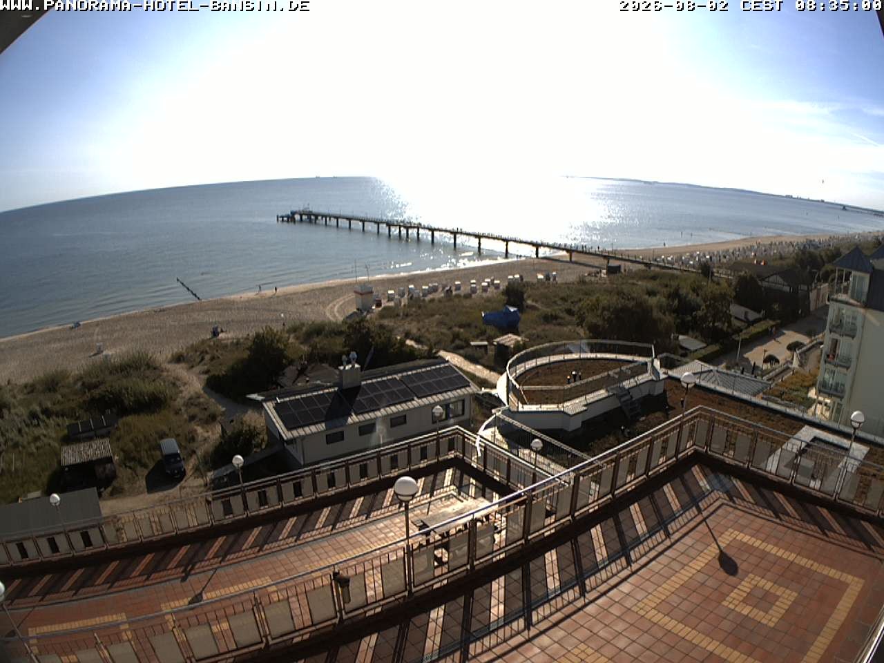 Archived image Webcam Pier Bansin at Baltic Sea - Island of Usedom